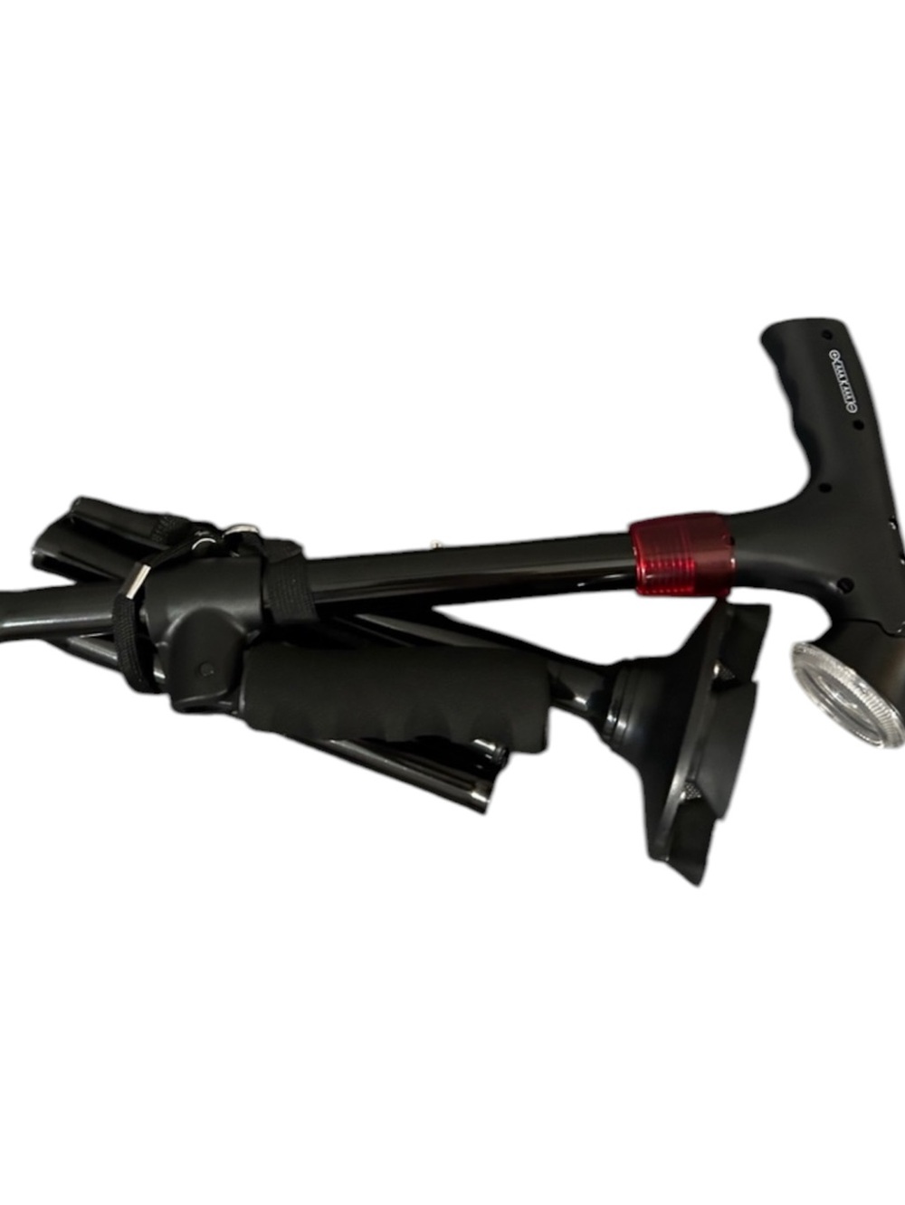 Adjustable Black Walking Cane with Ergonomic Handle - Picture 3 of 3
